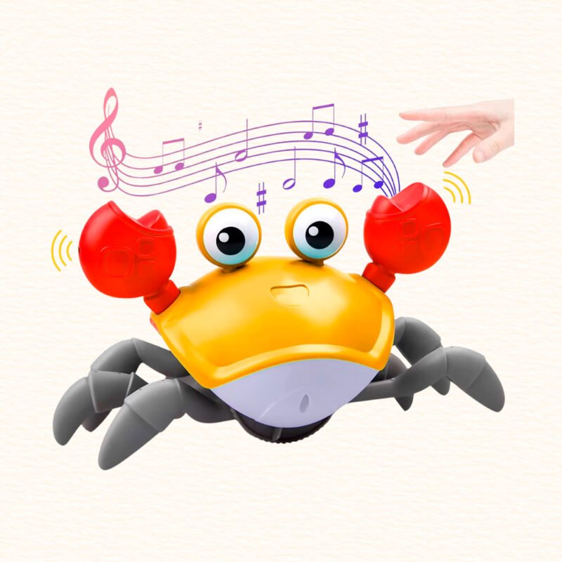 Juguete musical interactivo para bebés Cangrejo