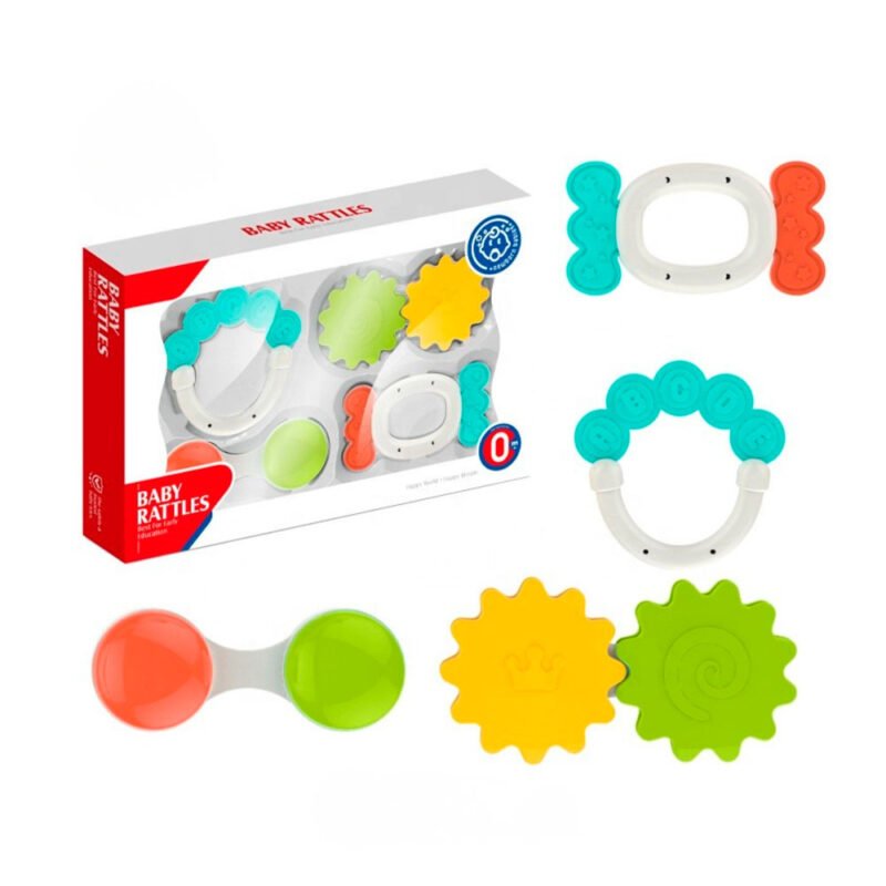 Pack x4 sonajas mordedor